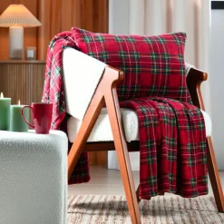 Plaid doux (130 x 160 cm) Willis Rouge