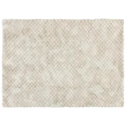 Plaid fausse fourrure (120 x 160 cm) Adriel Beige