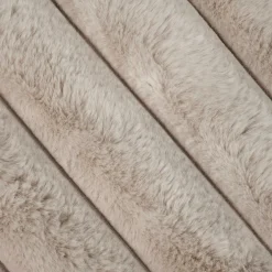 Plaid fausse fourrure (130 x 160 cm) Polary Beige
