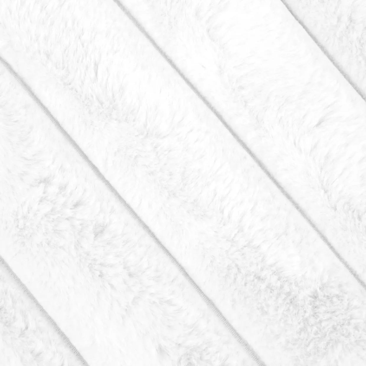 Plaid fausse fourrure (130 x 160 cm) Polary Blanc