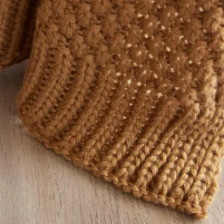 Plaid tricot (125 x 150 cm) Tessa camel