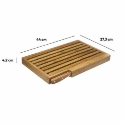 Planche à pain avec couteau (44 x 27 cm) Bambou Naturel