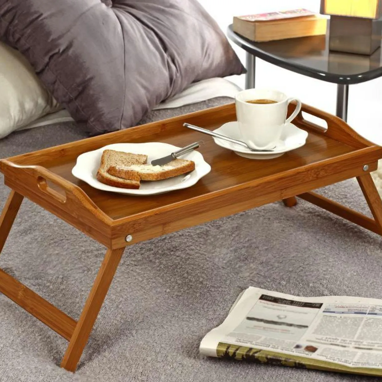 Plateau de Petit Dejeuner (50 x H23 cm) Bambou