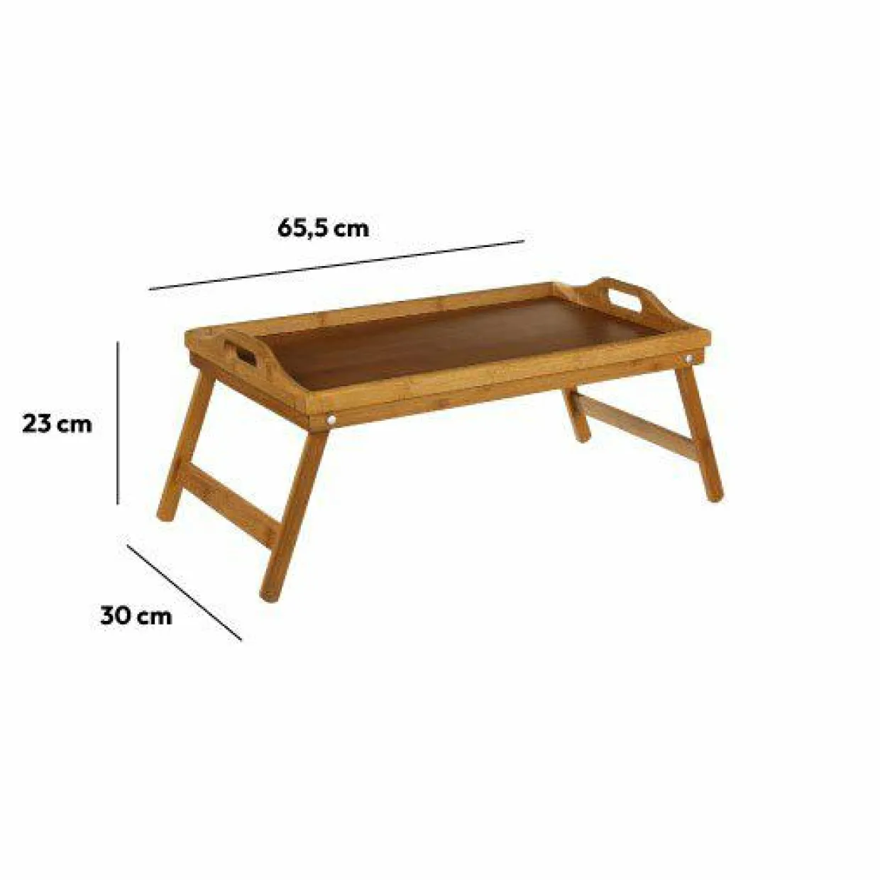Plateau de Petit Dejeuner (50 x H23 cm) Bambou