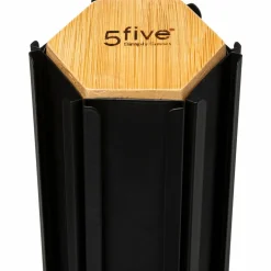 Porte capsules café (H35 cm) Nespresso Nera noir et naturel