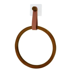 Porte serviette adhésif arrondi (D21 cm) Season Color Ambre