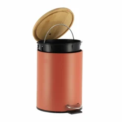 Poubelle à pédale avec frein de chute Timeless Terracotta