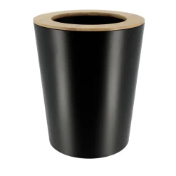 Poubelle salle de bain 5L Purebamboo Noir
