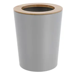 Poubelle salle de bain 5L Purebamboo Gris clair