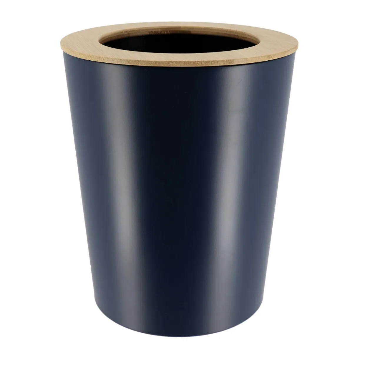 Poubelle salle de bain 5L Purebamboo Bleu marine
