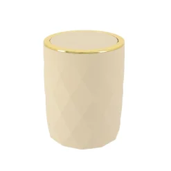 Poubelle salle de bain 6L Rubby Beige