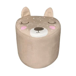Pouf enfant (H25 cm) Bichette Beige