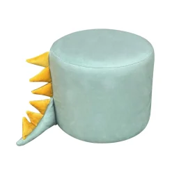 Pouf enfant (H25 cm) Dino Vert