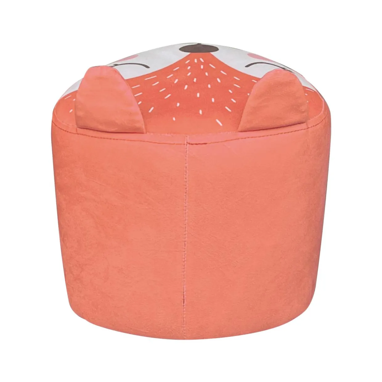 Pouf enfant (H25 cm) Renardeau Orange