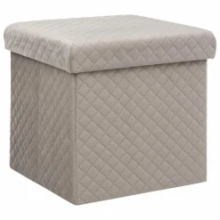 Pouf pliant velours Jack Lin