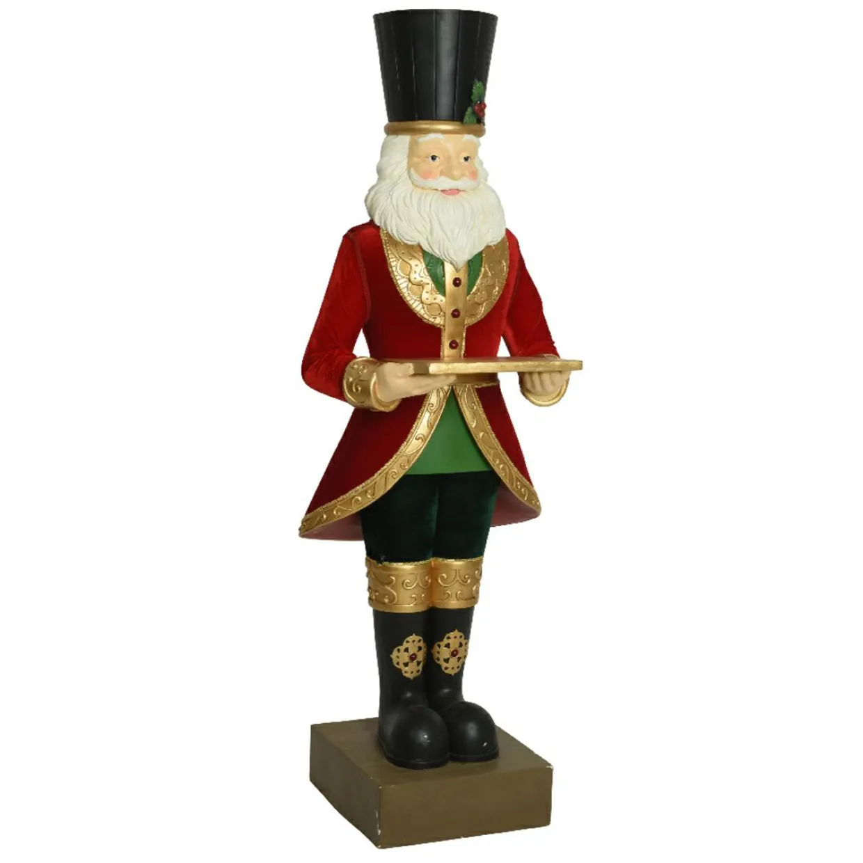 Père Noël Géant (H175 cm) Gabriel costumé Rouge