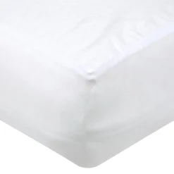 Protège-matelas alèse molleton imperméable (90 x 190 cm) Serena Blanc