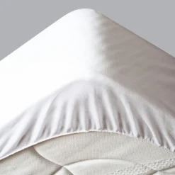Protège-matelas (160 x 200 cm) Elise Blanc