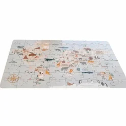 Puzzle enfant 64 pièces Autour du monde Multicolore