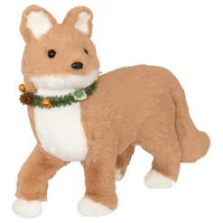 Renard de Noël (H32 cm) César Marron clair