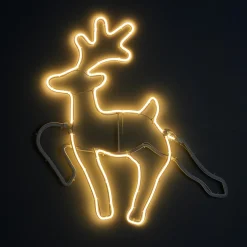 Renne de Noël lumineux 343 LED (H59 cm) Néon Moov light Blanc chaud