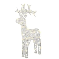 Renne lumineux souple 80 LED (H89 cm) Skoll Blanc chaud