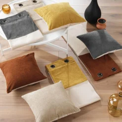 Rideau bouclette (140 x 240 cm) Ava Camel