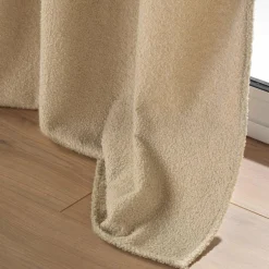 Rideau bouclette (140 x 240 cm) Wooly Beige