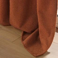 Rideau bouclette (140 x 240 cm) Wooly Terracotta