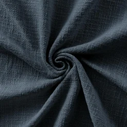 Rideau coton ajustable (140 x max 270 cm) Sixtine Bleu nuit