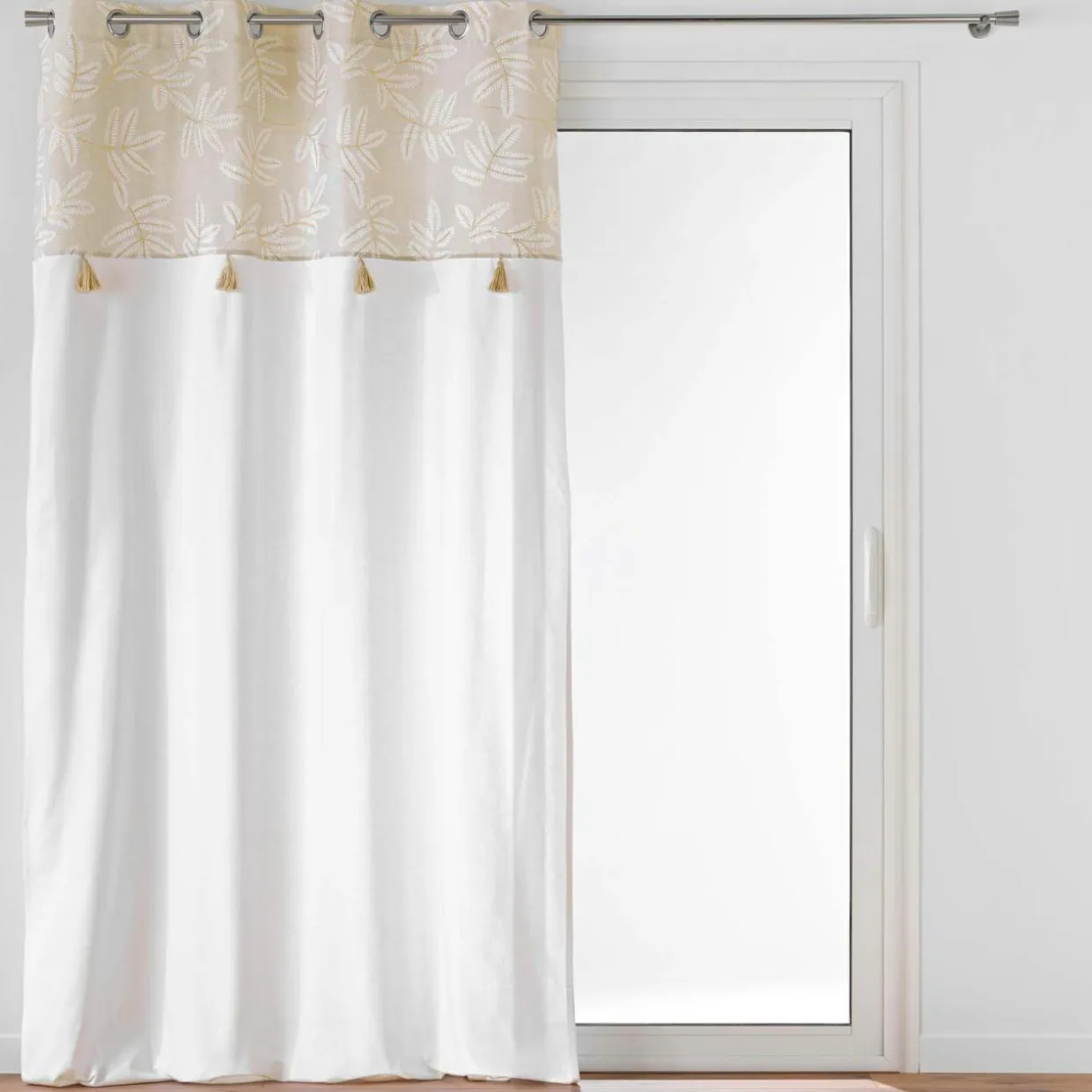 Rideau coton (140 x 240 cm) Altéa Beige