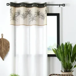 Rideau coton (140 x 260 cm) Bako Beige