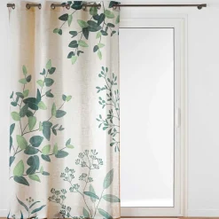 Rideau coton (140 x 260 cm) Botanica Vert