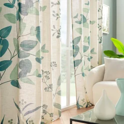 Rideau coton (140 x 260 cm) Botanica Vert