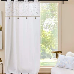 Rideau coton (140 x 240 cm) Duchesse Blanc