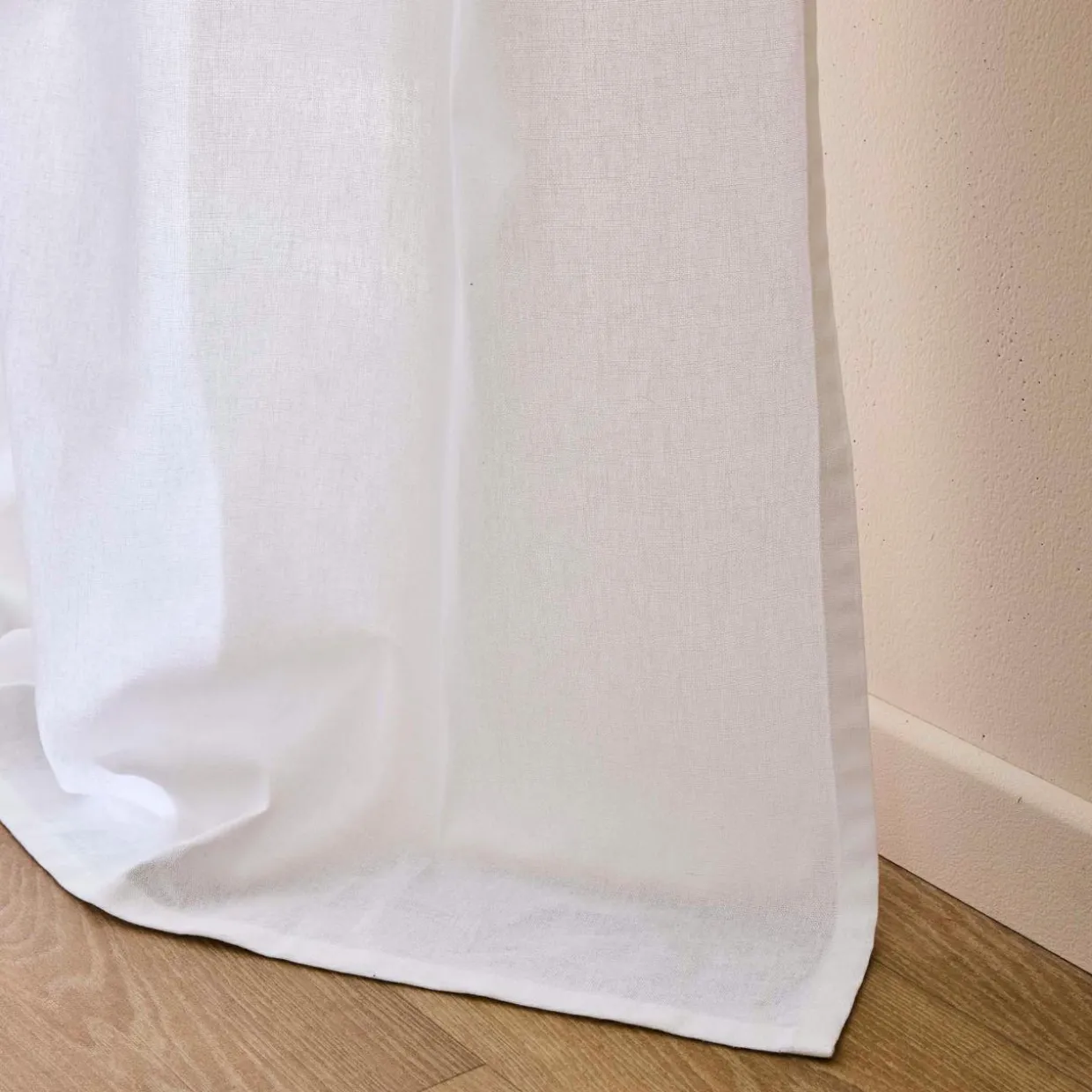 Rideau coton (140 x 240 cm) Duchesse Blanc