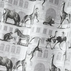 Rideau coton (135 x 250 cm) Haussmann Gris