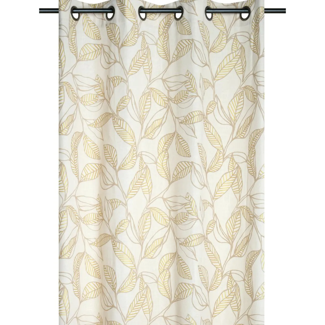 Rideau coton (140 x 260 cm) Hemera Taupe