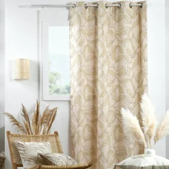 Rideau coton (140 x 260 cm) Hemera Taupe