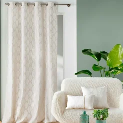Rideau coton (140 x 240 cm) Maho Blanc