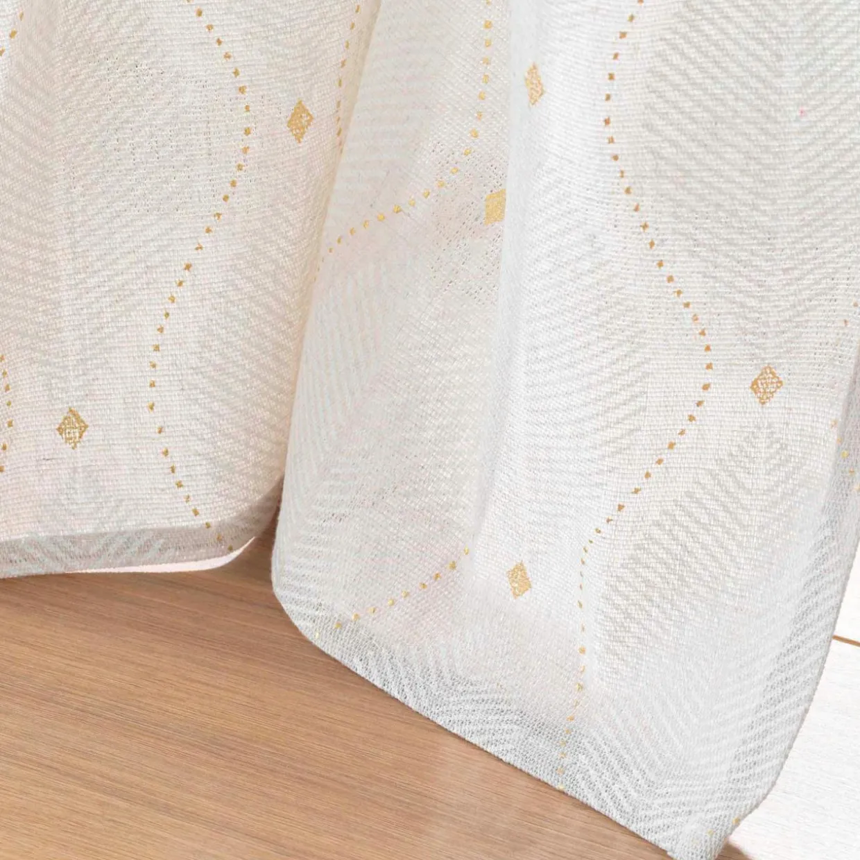 Rideau coton (140 x 240 cm) Maho Blanc
