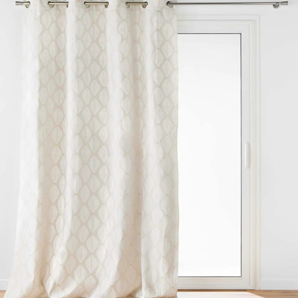 Rideau coton (140 x 240 cm) Maho Blanc