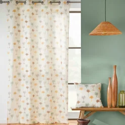 Rideau coton (140 x 240 cm) Palmelia Beige
