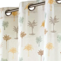 Rideau coton (140 x 240 cm) Palmelia Beige