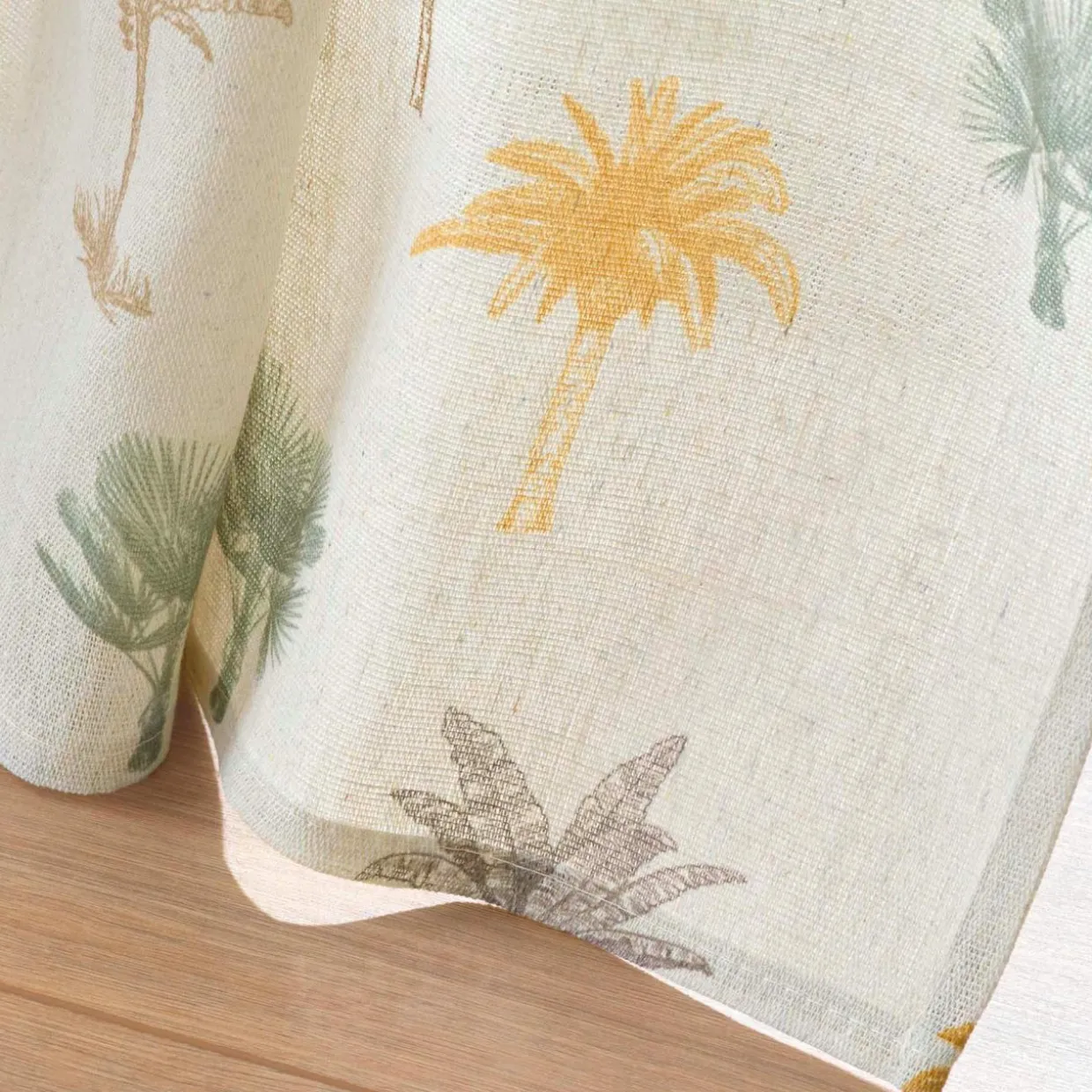 Rideau coton (140 x 240 cm) Palmelia Beige