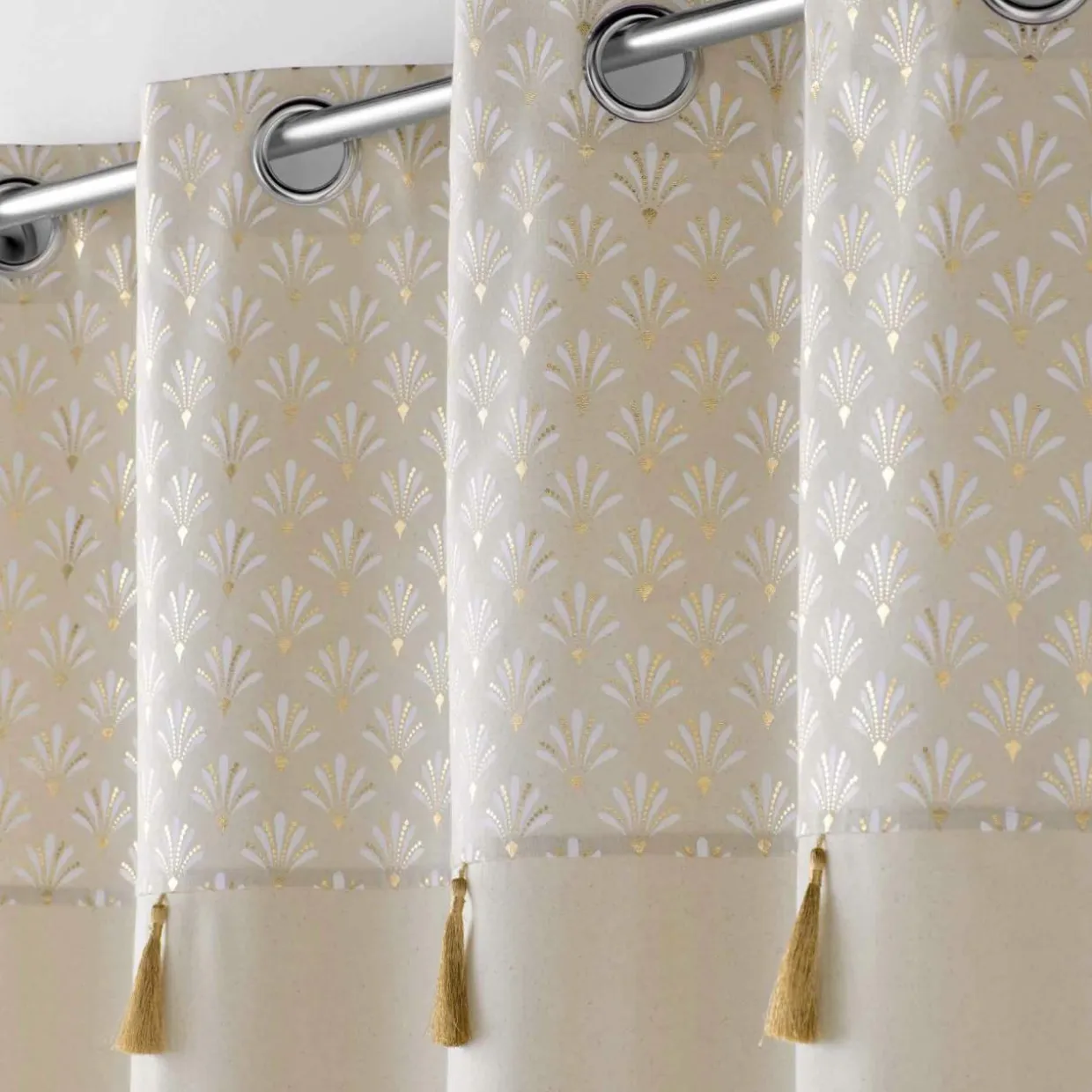 Rideau coton (140 x 240 cm) Rafina Beige
