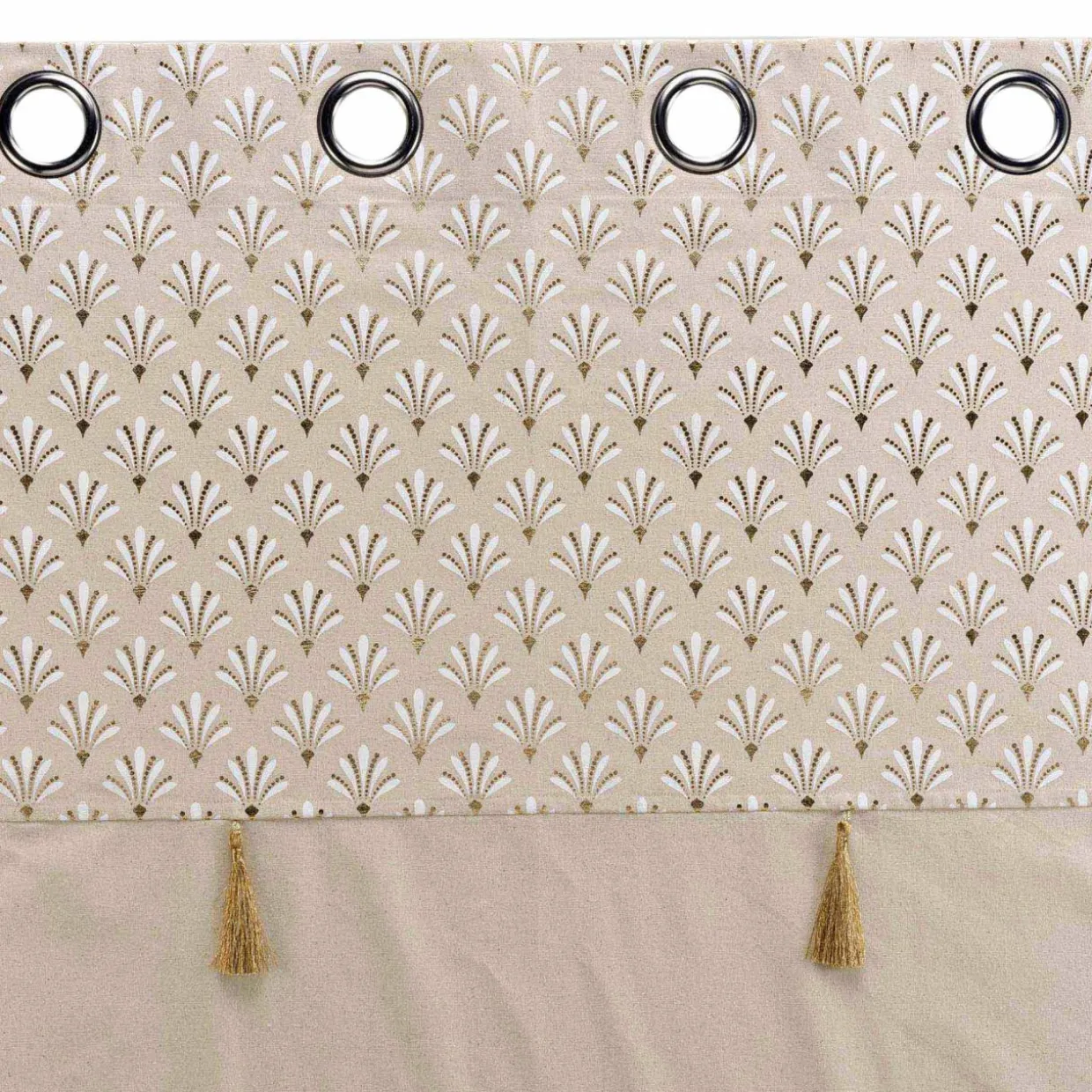 Rideau coton (140 x 240 cm) Rafina Beige
