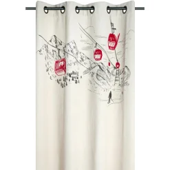 Rideau coton (140 x 260 cm) Villard Ecru