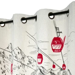 Rideau coton (140 x 260 cm) Villard Ecru