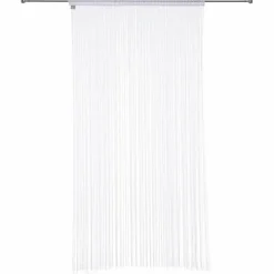 Rideau de fil (90 x H200 cm) Uni Blanc